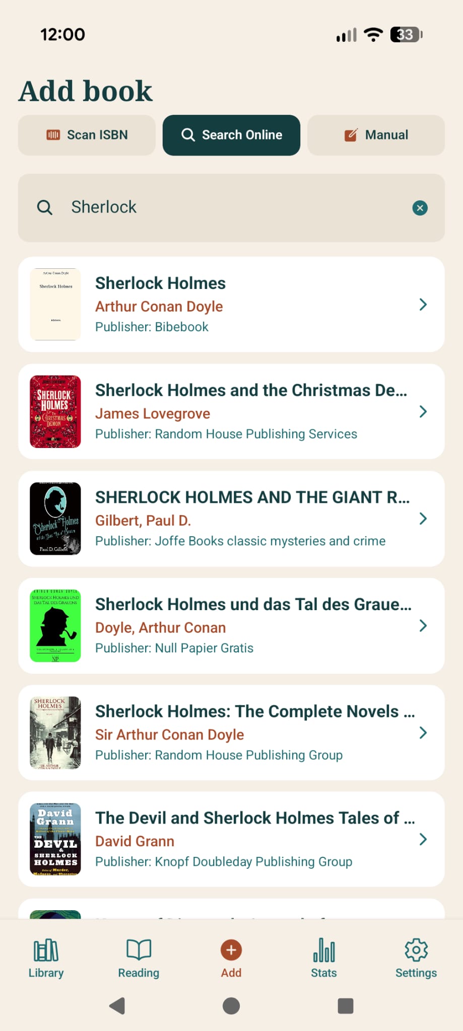 Search books online
